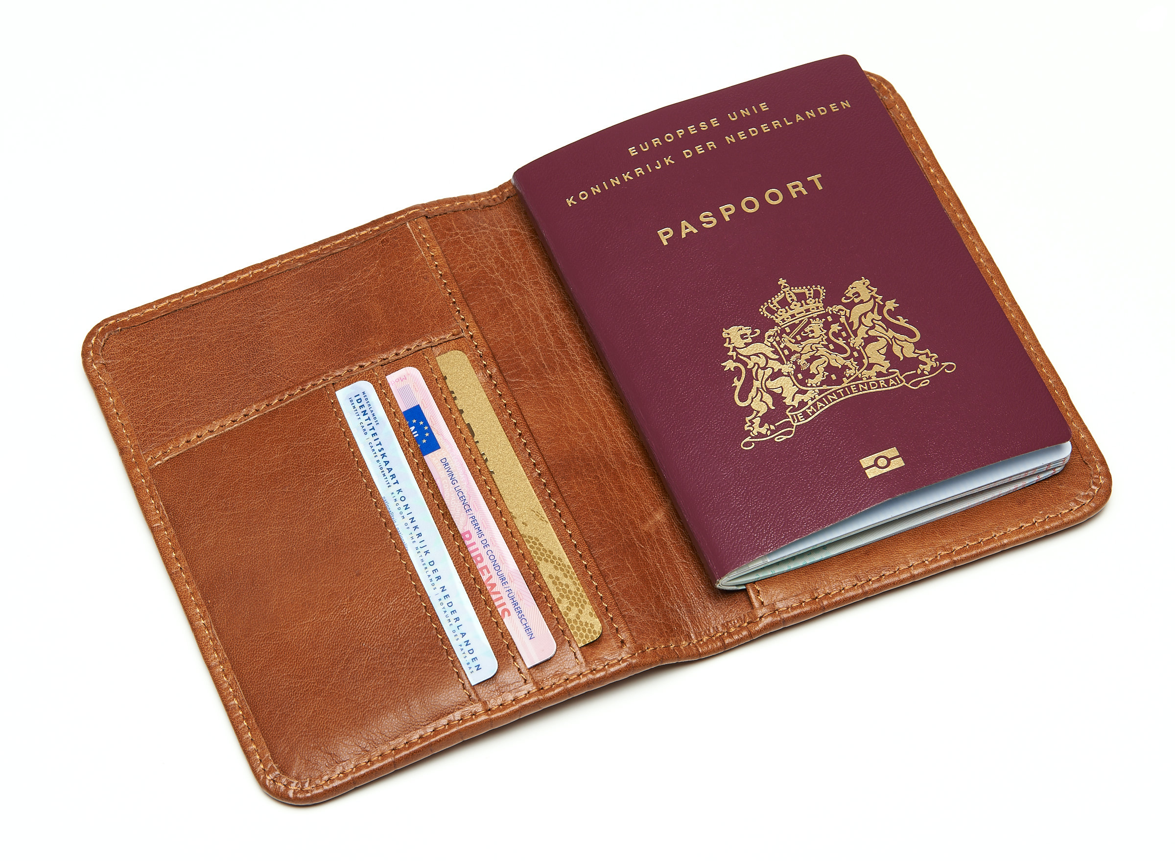 Rio cross paspoort chabo bags - Rio croco passport cover camel 1 - 58